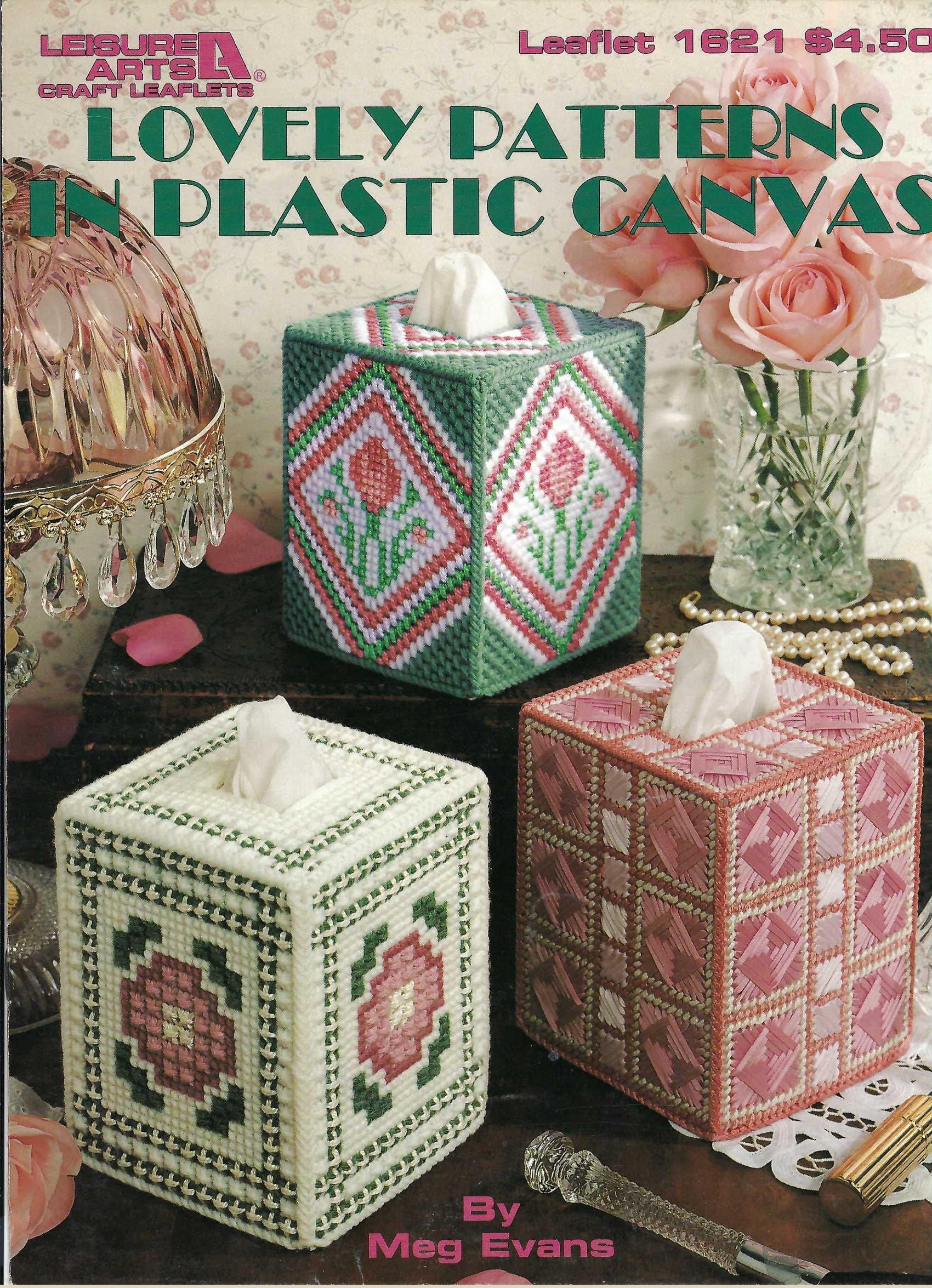 Lovely Patterns Plastic Canvas Pattern Leisure Arts 1621 Etsy