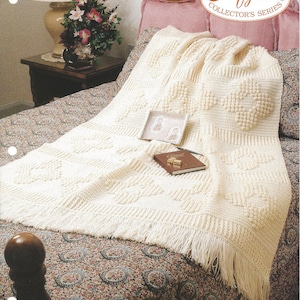 Desert Flower Crochet Afghan Pattern/The Needlecraft Shop