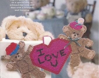 Love Bears Plastic Canvas Pattern The Needlecraft Shop