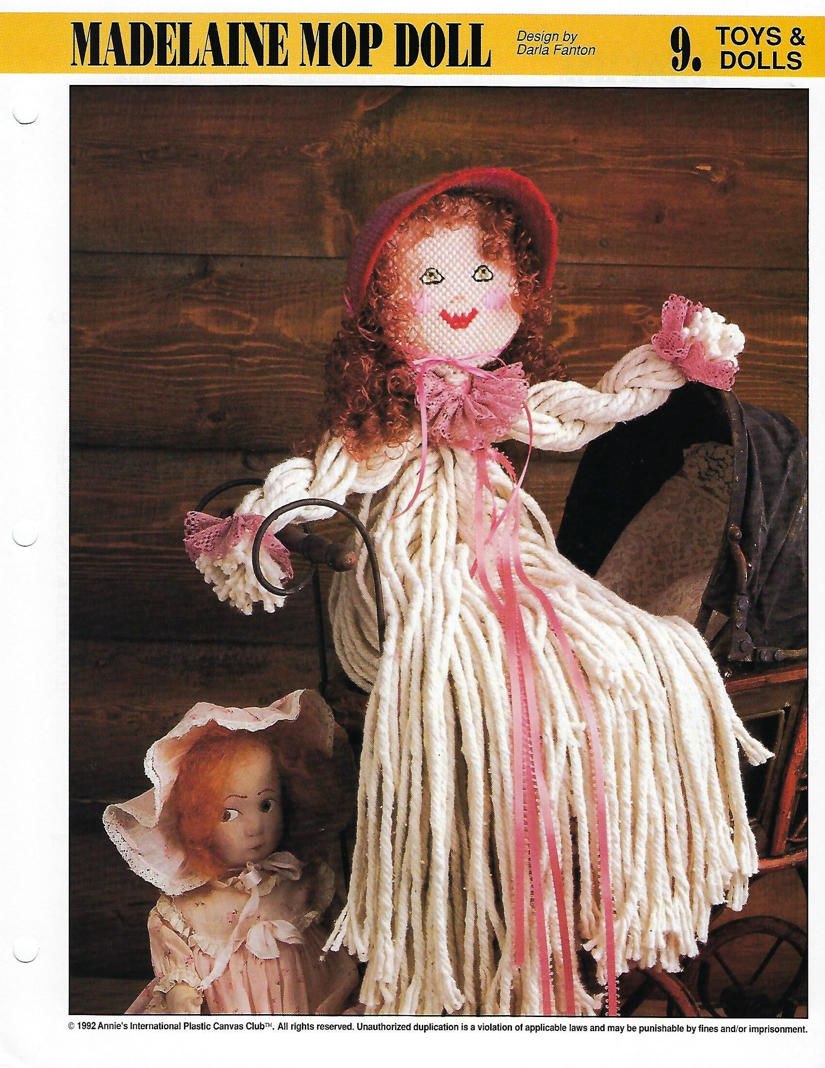 Madelaine Mop Doll Plastic Canvas Pattern Annie's International