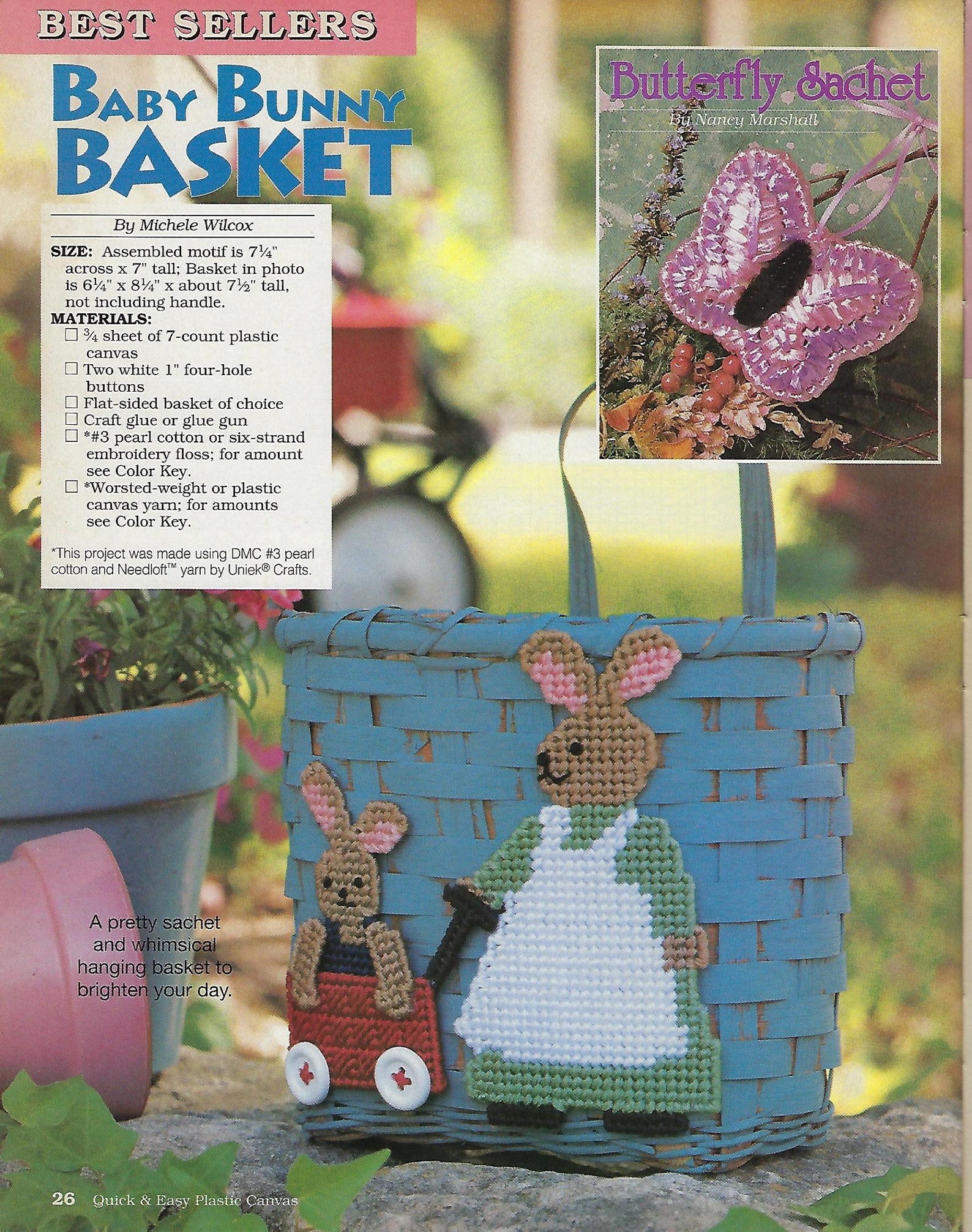 Quick & Easy Plastic Canvas Magazine February/march 1994 | Etsy