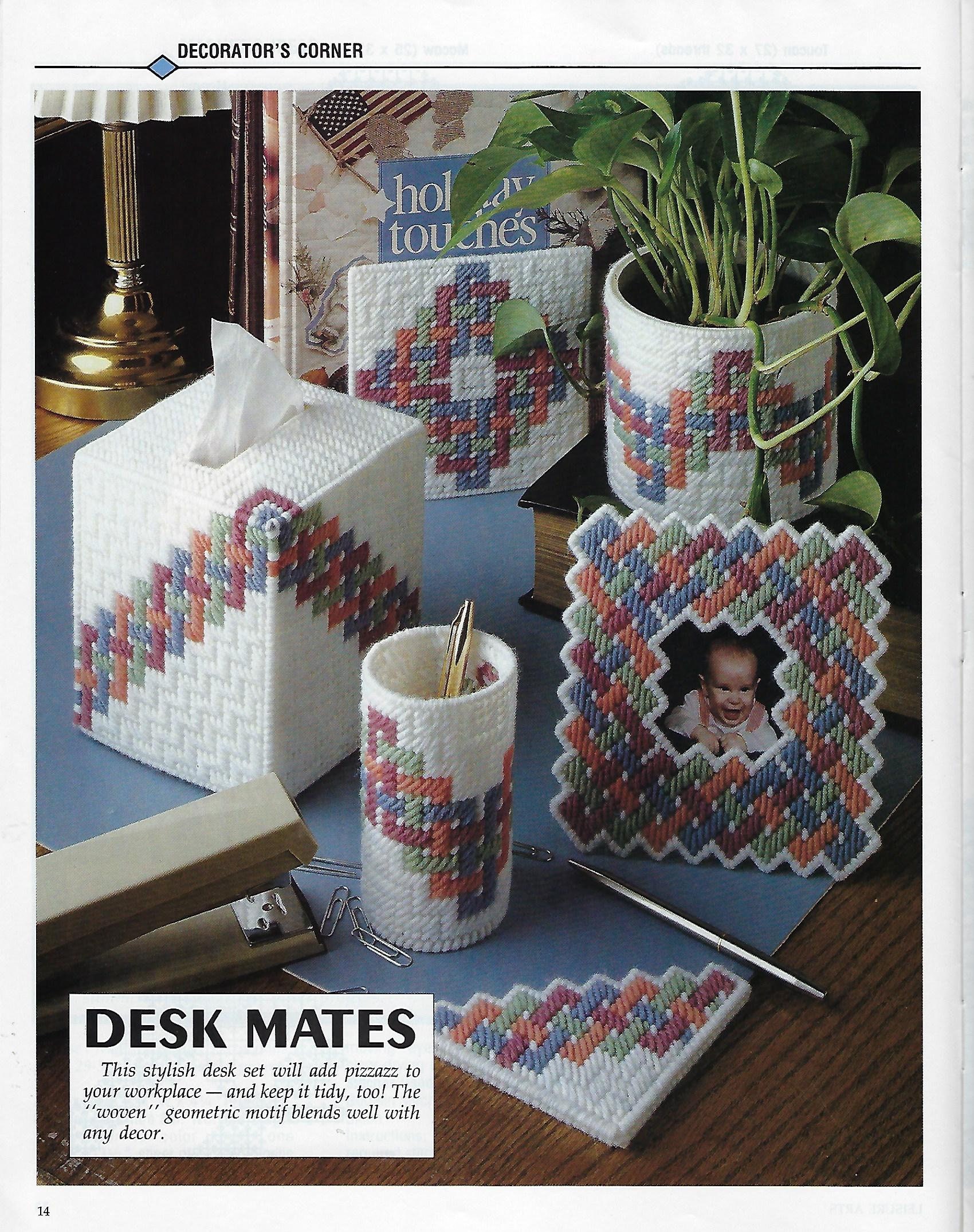 Plastic Canvas Corner Magazine Pattern Book Leisure Arts | Etsy