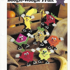 Boogie-Woogie Fruit & Diet Light Plastic Canvas Patterns/Leisure Arts All Stars