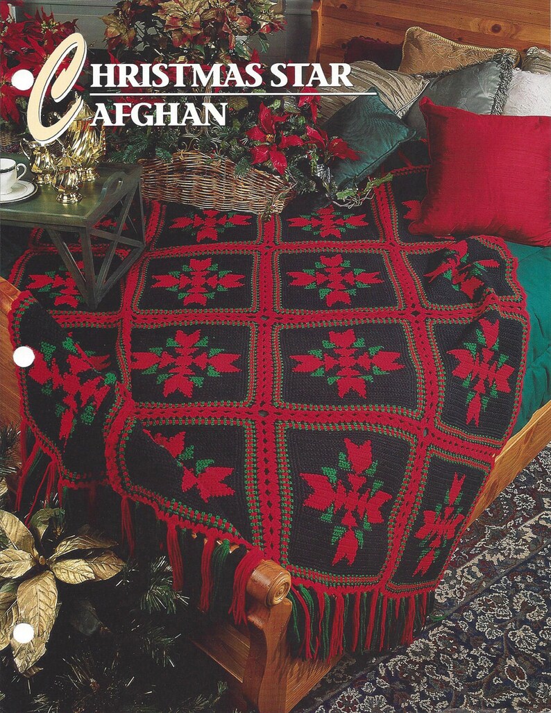 Christmas Star Afghan Crochet Pattern Annie's Crochet - Etsy