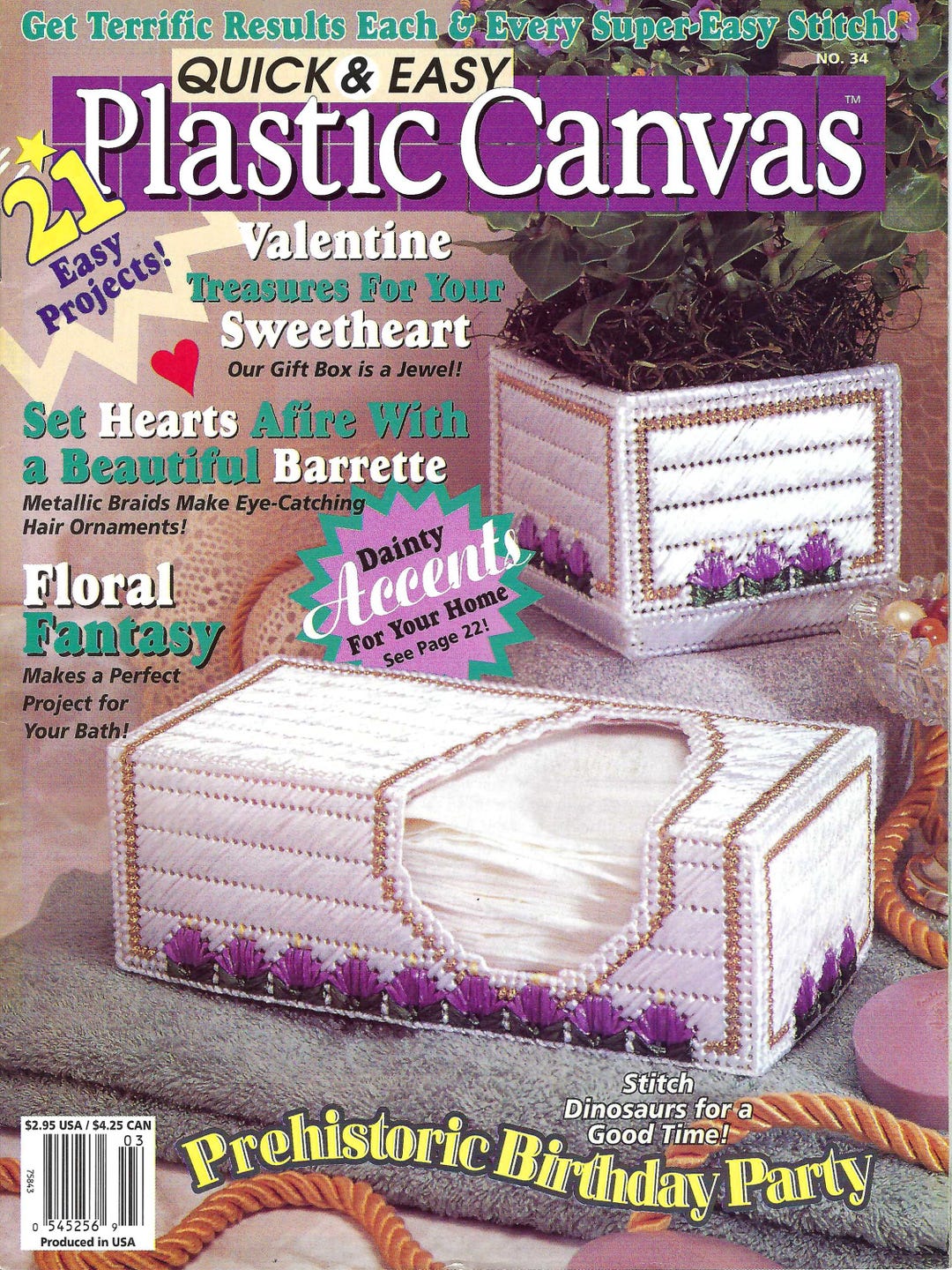 Quick & Easy Plastic Canvas Magazine - February/march 1995 - Issue No ...