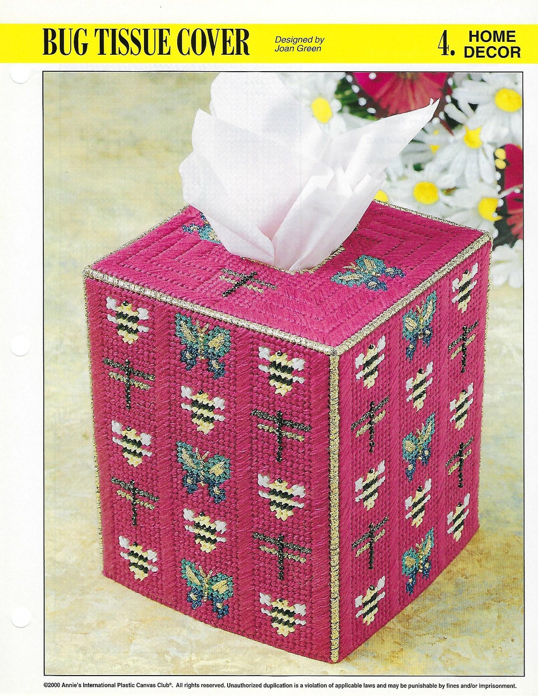 Brochure American School Of Needlework – Baker's Dozen Tissue Au Point De Croix Sur Plastique
