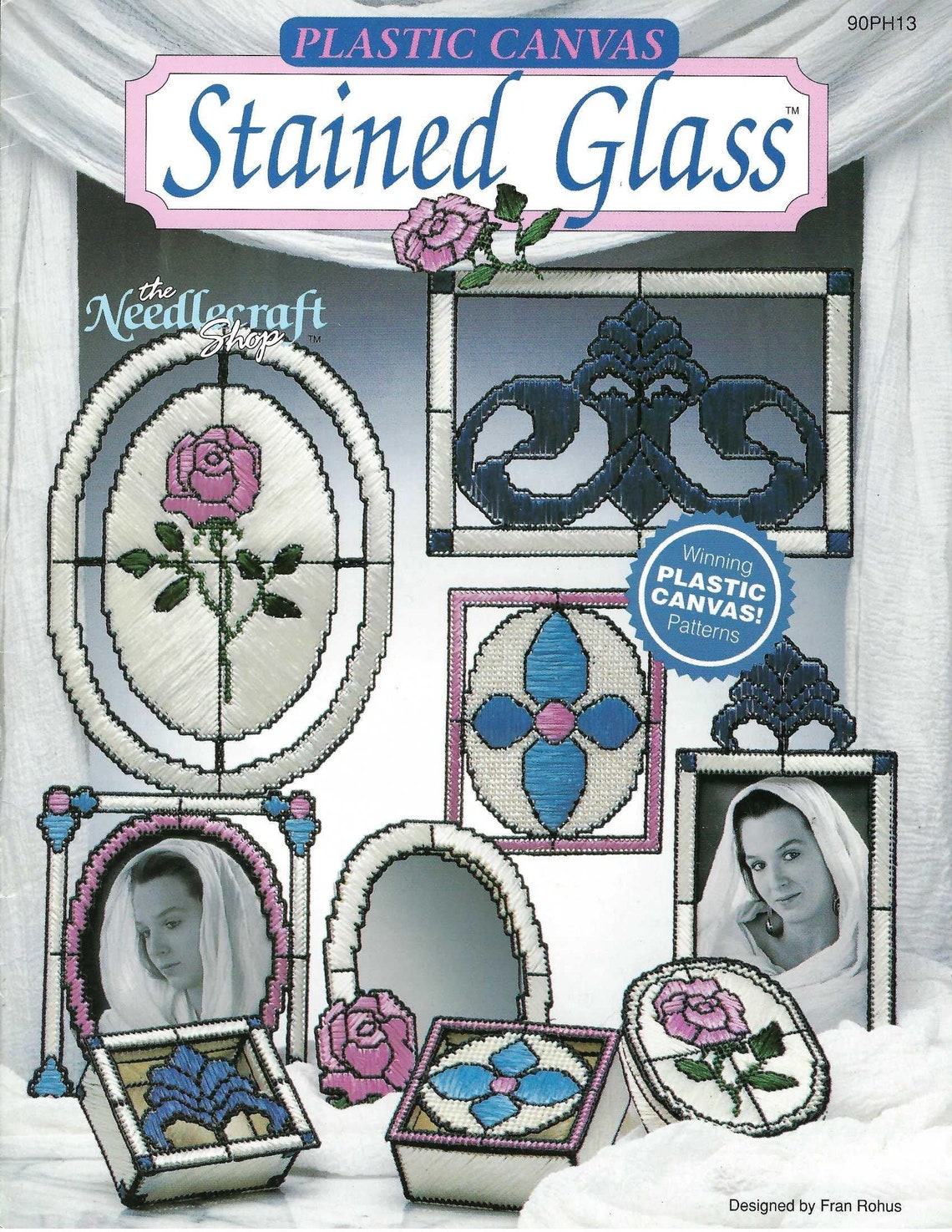 Stained Glass Plastic Canvas Pattern Book the Needlecraft Etsy