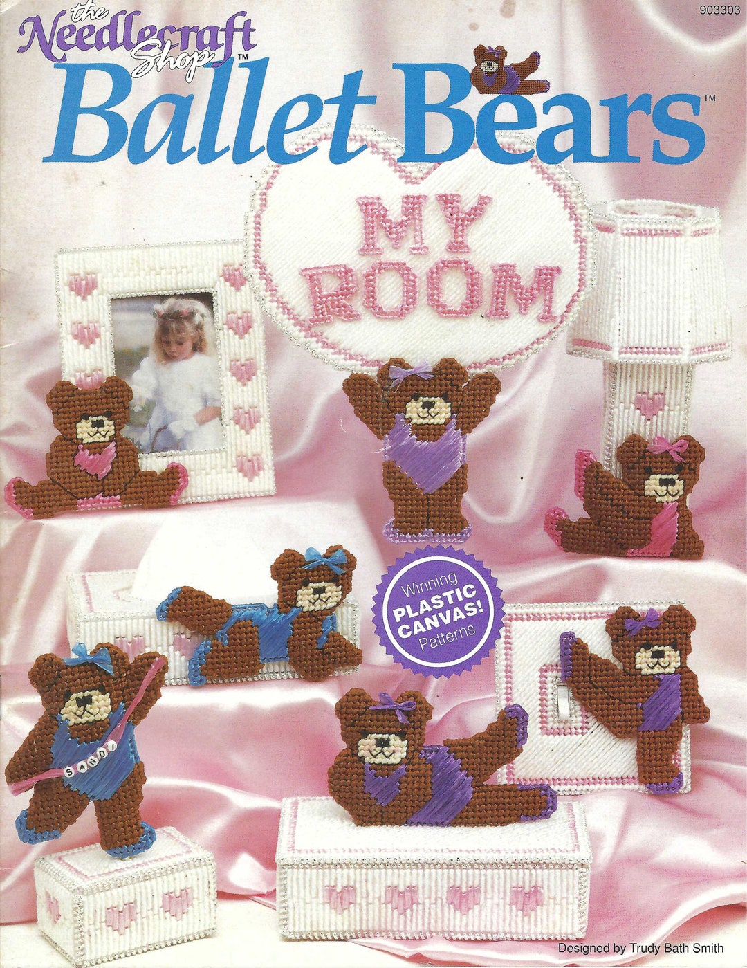 Ballet Bears Plastic Canvas Pattern Book - the Needlecraft Shop #903303 ...