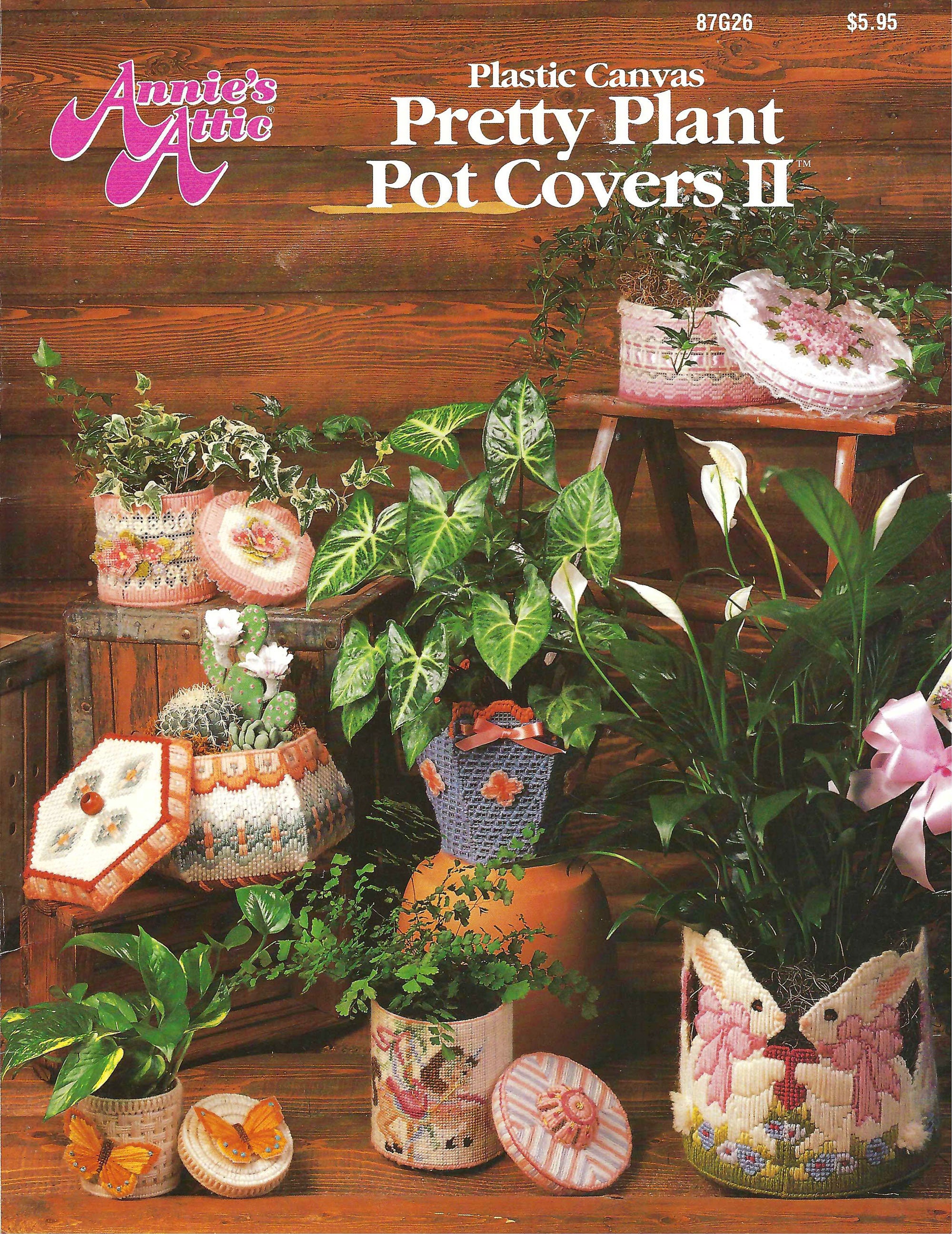 annie ページ Plastic Canvas Pattern Flowers Forever/annie's Attic #87P76