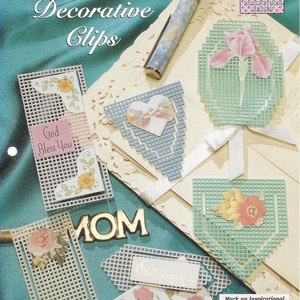 Decorative Clips Plastic Canvas Pattern/The Needlecraft Shop