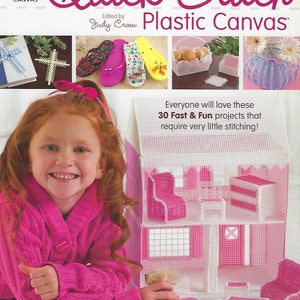 Quick Stitch Plastic Canvas Pattern Book/Doll House/Annie&#39;s Attic #841004