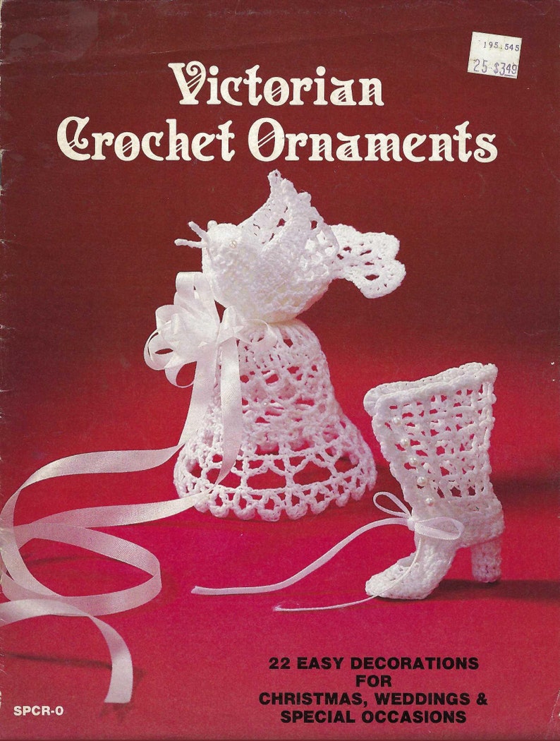 Victorian Crochet Ornaments Pattern Book by Sandy Crafts Etsy