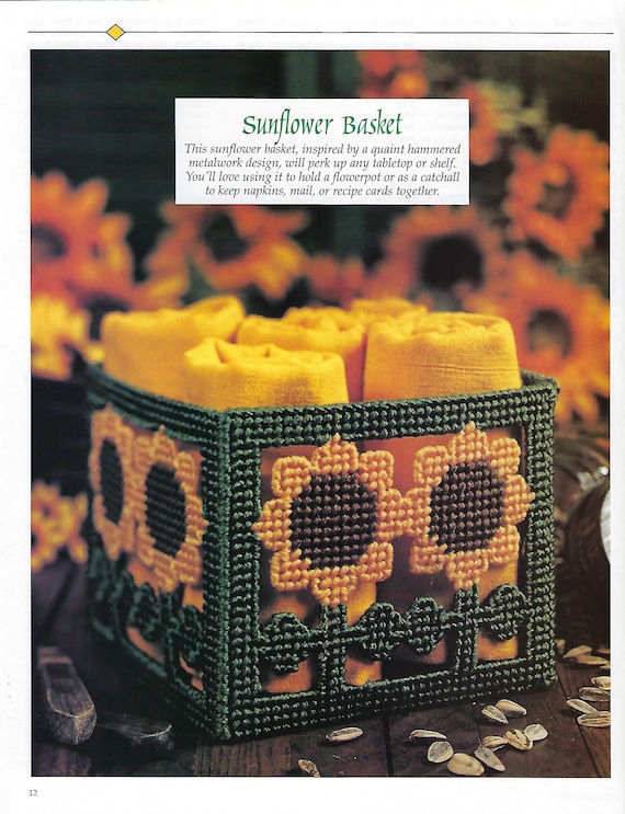 Plastic Canvas Corner Magazine Pattern Book September 1995/leisure