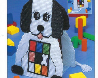 Dog & Bone Game Plastic Canvas Pattern Annie's International Club