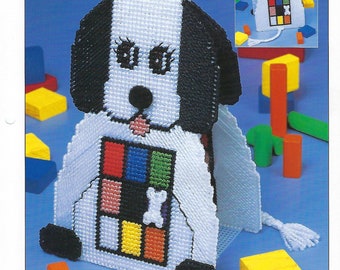 Dog & Bone Game Plastic Canvas Pattern/Annie's International Plastic Canvas Pattern Club