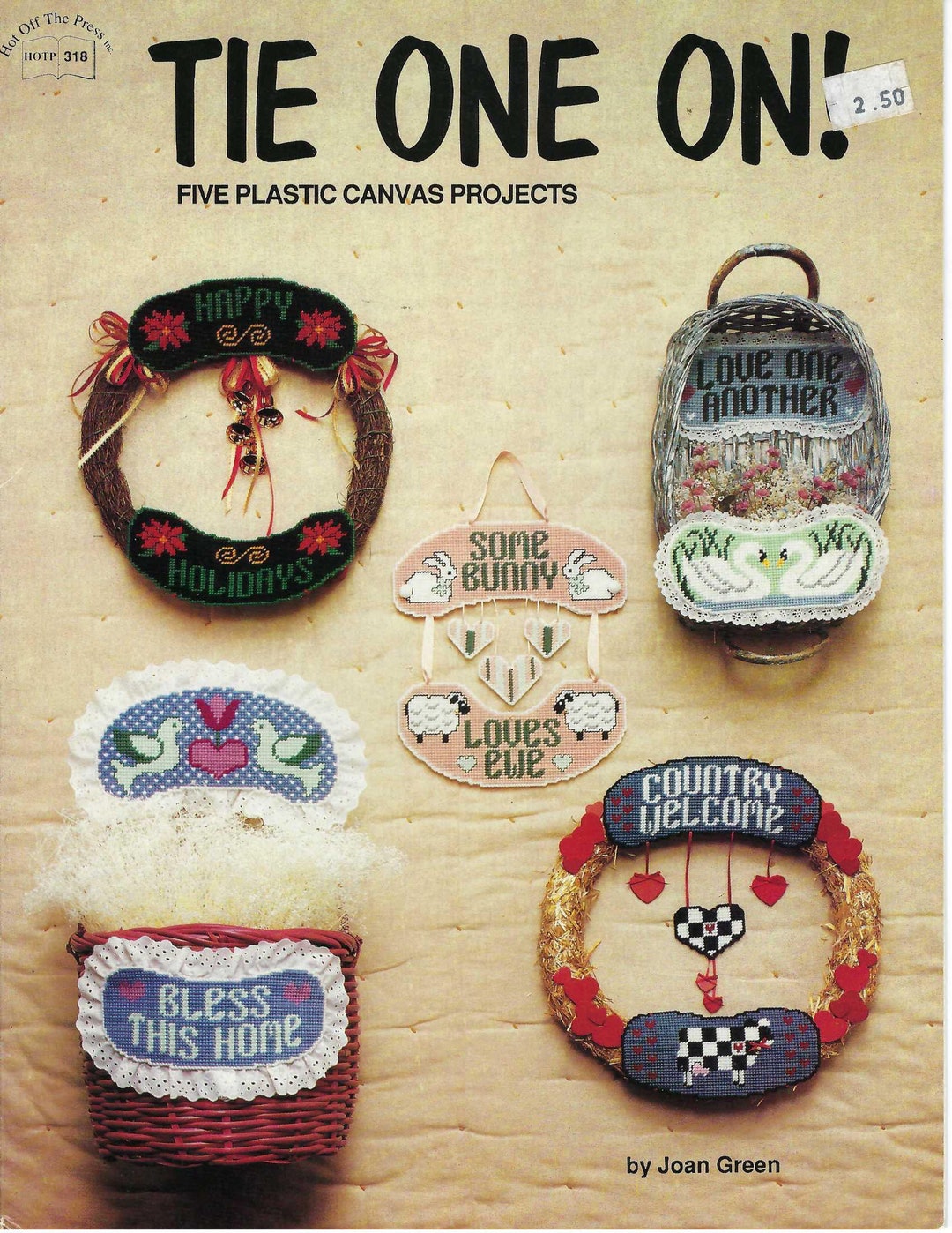 Tie One On! Plastic Canvas Pattern/hot off the Press #318 - Etsy