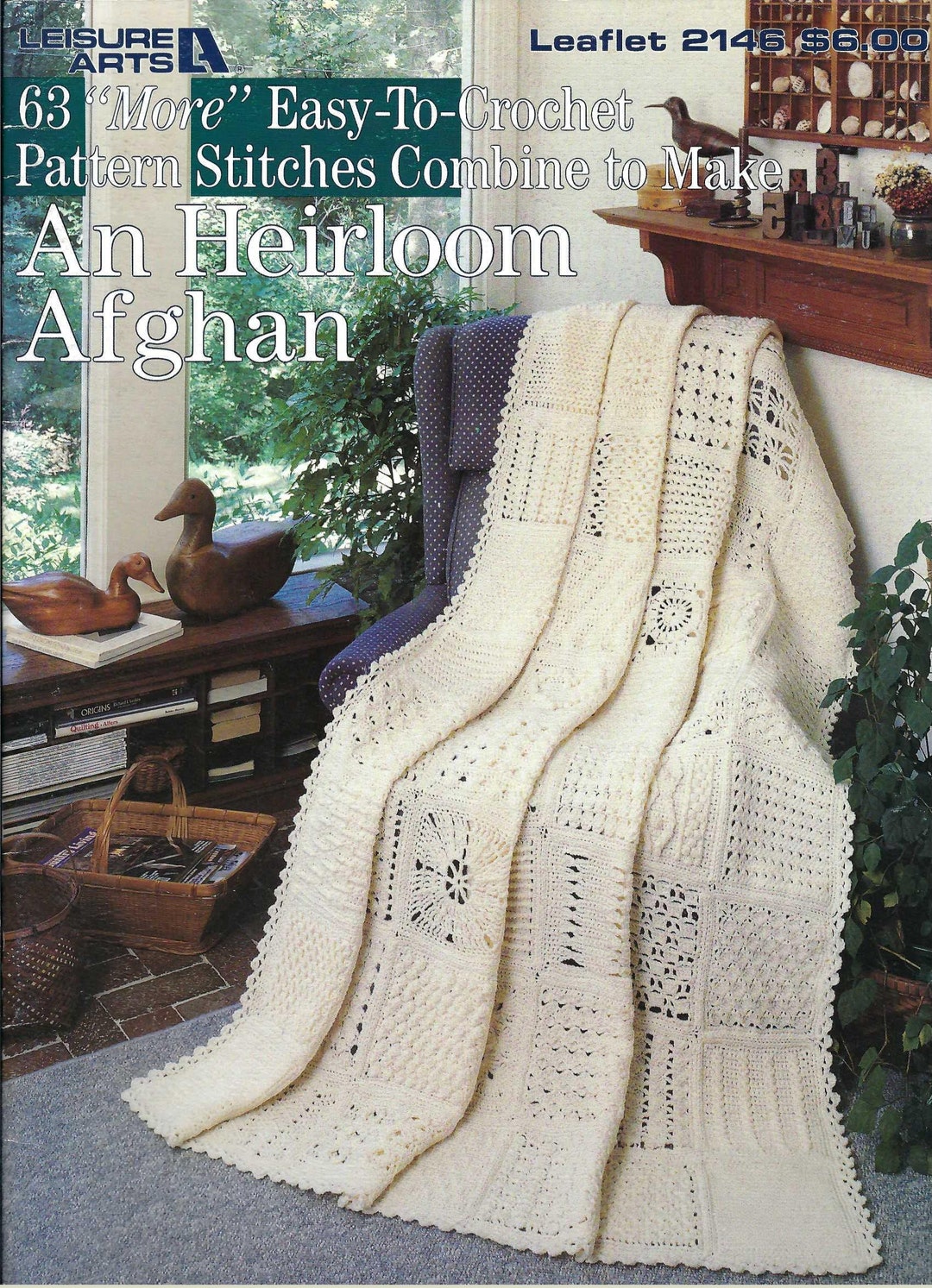 63 more Easy-to-crochet Pattern Stitches Pattern Book/leisure Arts 2146