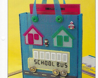 School Bus Plastic Canvas Pattern Annie's International - Etsy