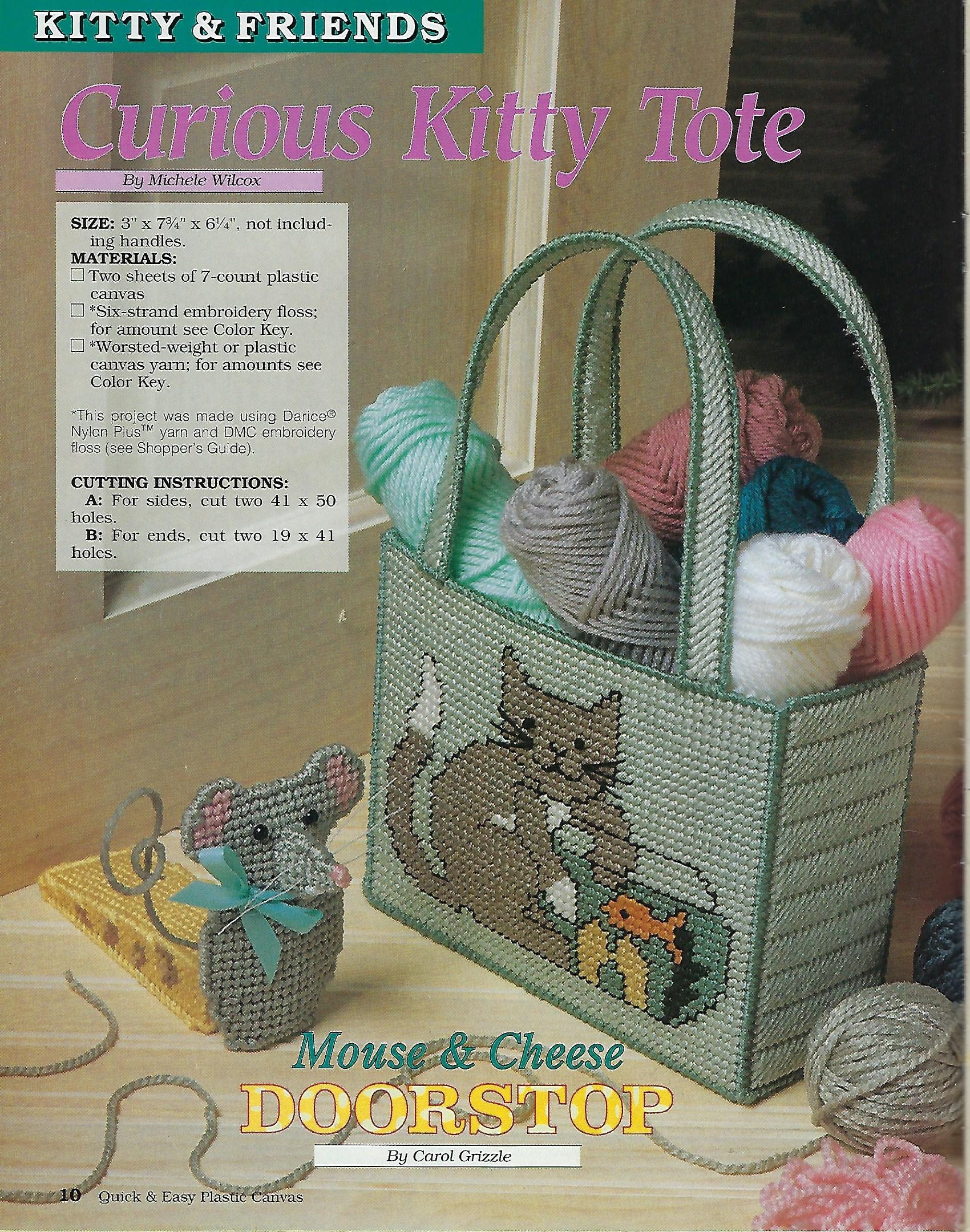 Quick & Easy Plastic Canvas Magazine December/january 1992 - Etsy