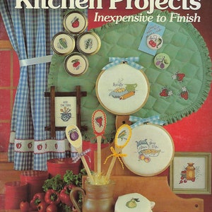 Quick Kitchen Projects Cross Stitch Pattern Book/Leisure Arts #222