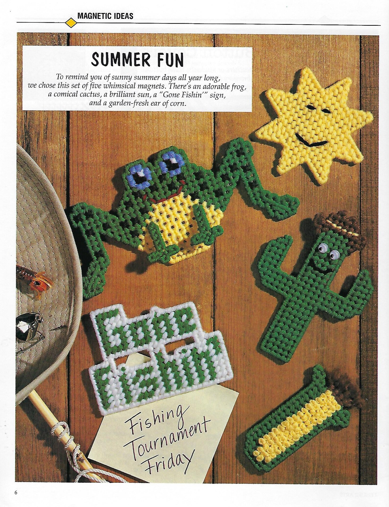 Plastic Canvas Corner Magazine Pattern Book Leisure Arts | Etsy