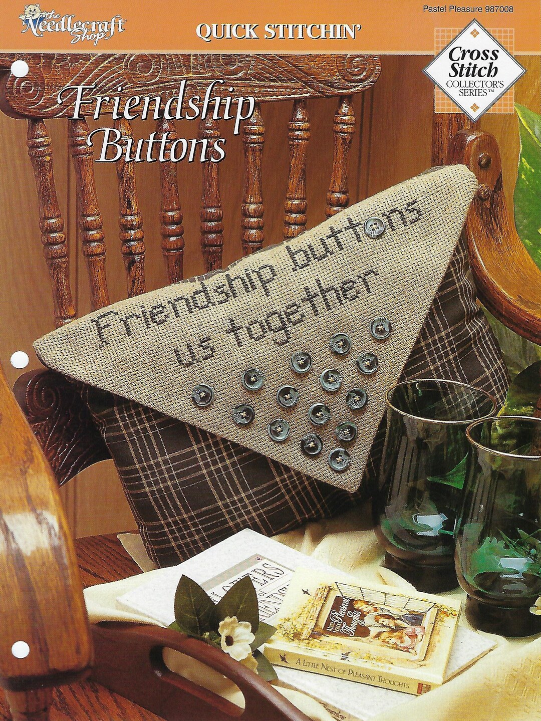 Friendship Buttons Cross Stitch Pattern/the Needlecraft Shop Cross ...
