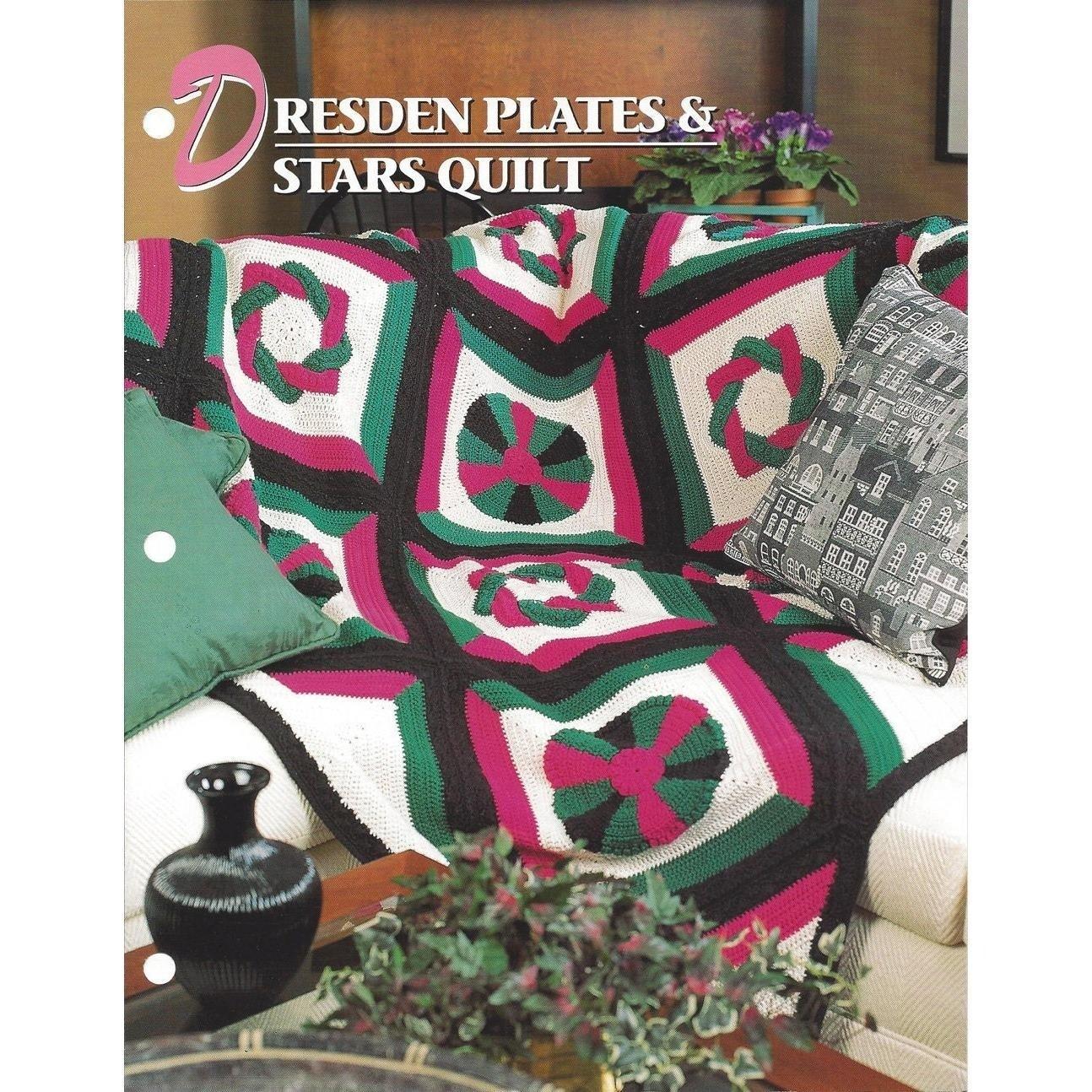 Dresden Plates and Stars Quilt
