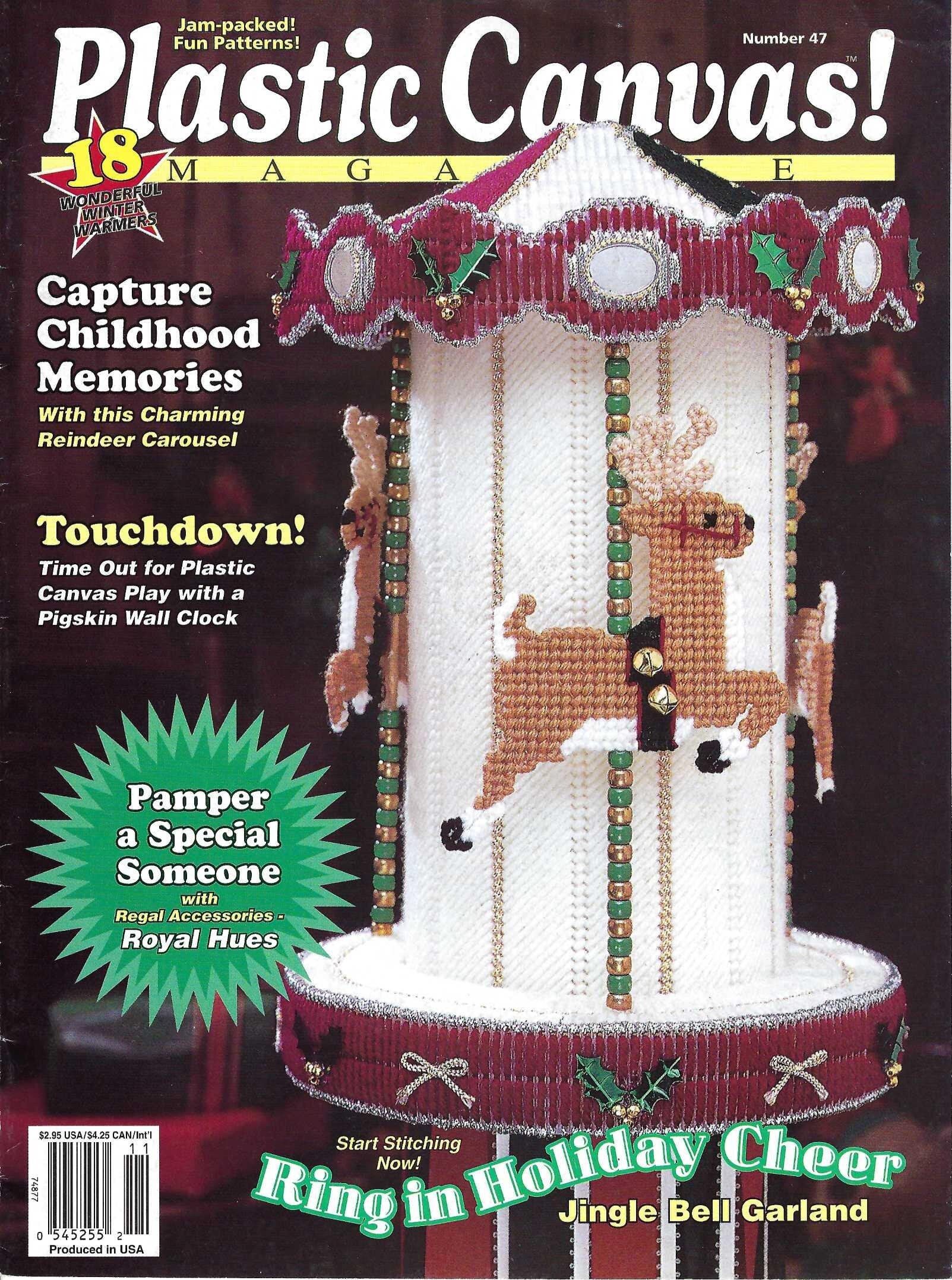Plastic Canvas Magazine Pattern Book November/December 1996 | Etsy