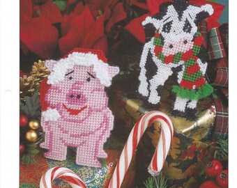 Holiday Farm Friends Plastic Canvas Pattern Annie's International Pattern Club