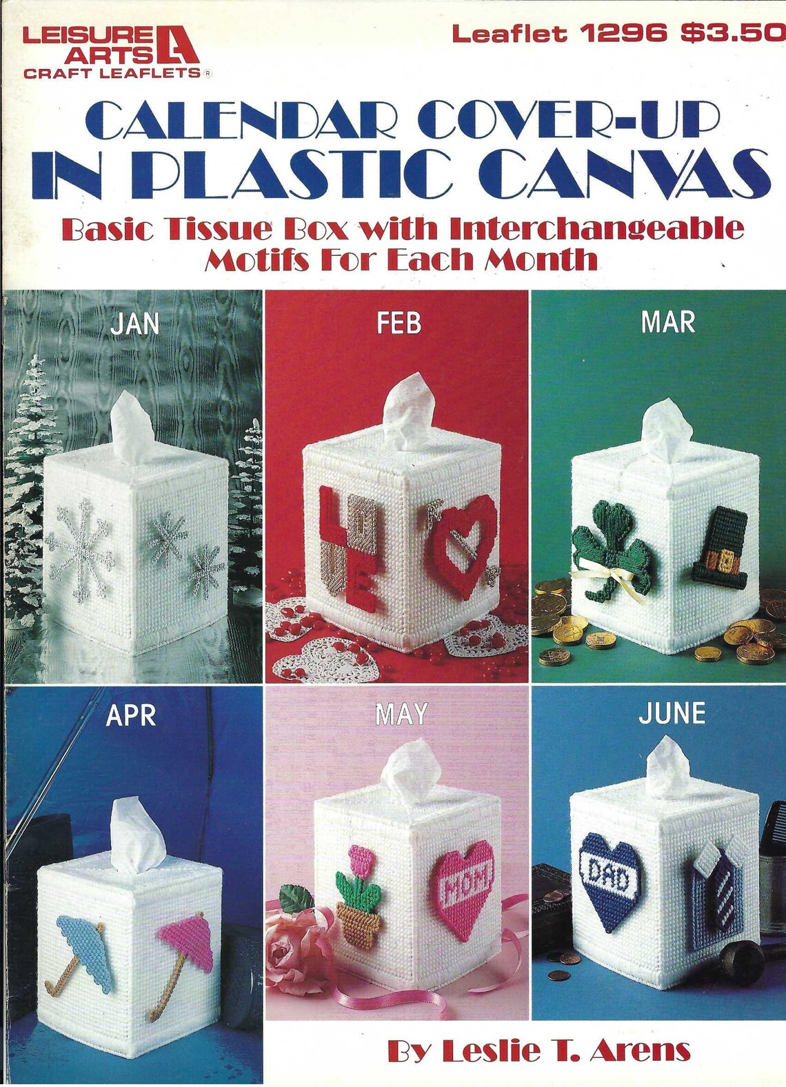 Calendar Cover-up Plastic Canvas Pattern Book Leisure Arts - Etsy