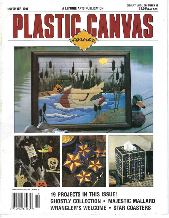 Plastic Canvas Corner Magazine Pattern Book Leisure Arts | Etsy