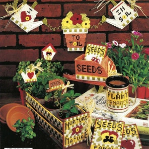 For The Country Gardener Plastic Canvas Pattern Book/American School of Needlework 3174 image 2