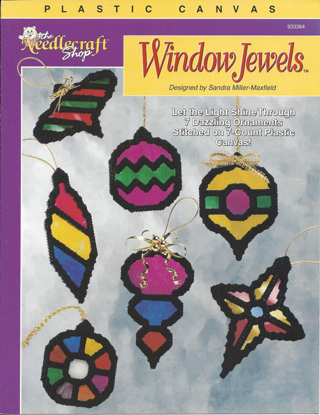 Window Jewels Window Jewels Plastic Canvas Pattern/the Needlecraft Shop #933364 - Etsy