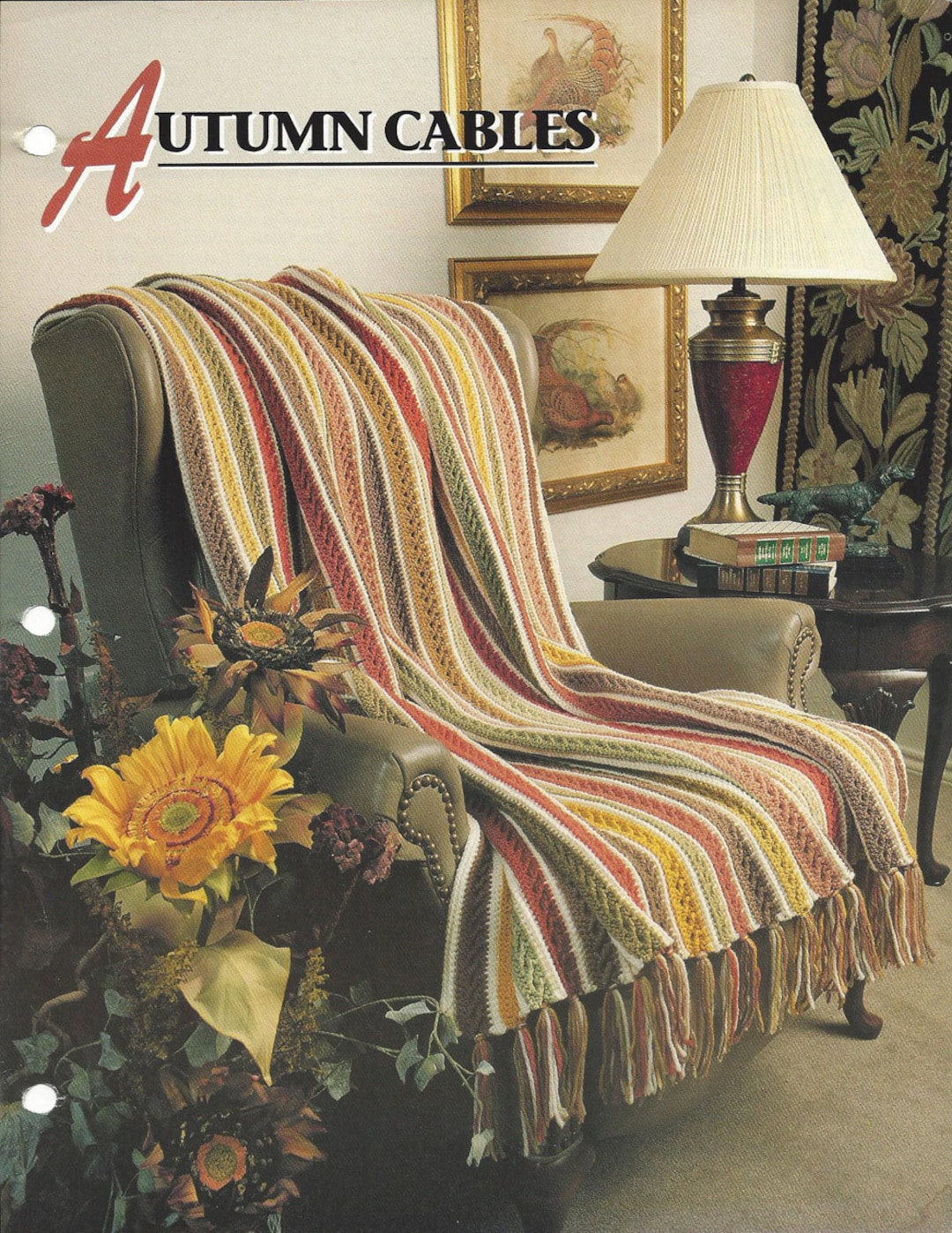 Autumn Cables Crochet Afghan Pattern Annie s Quilt Afghan Pattern