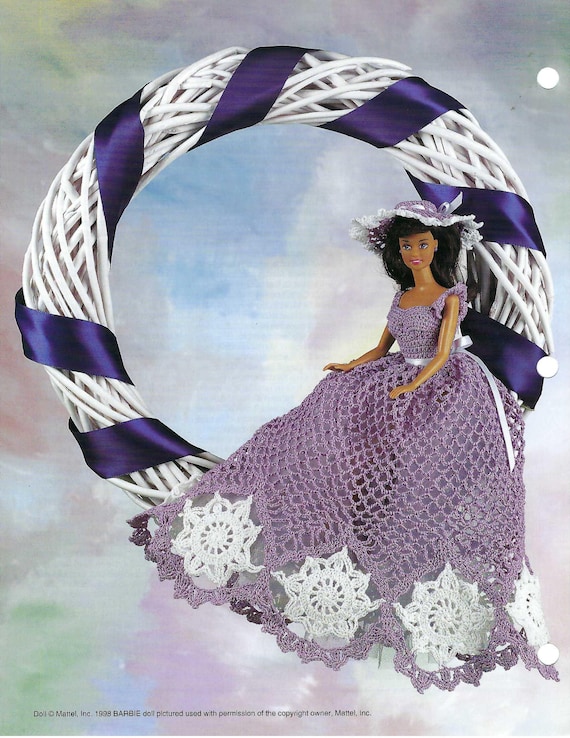adore 66 crochet dress Lavender Doily Gown Pattern/annie's Crochet Fashion Doll Ecoconscience Fendi Brown FF Logo Collection::New Swimwear shaped with built Color:Lt Lavender