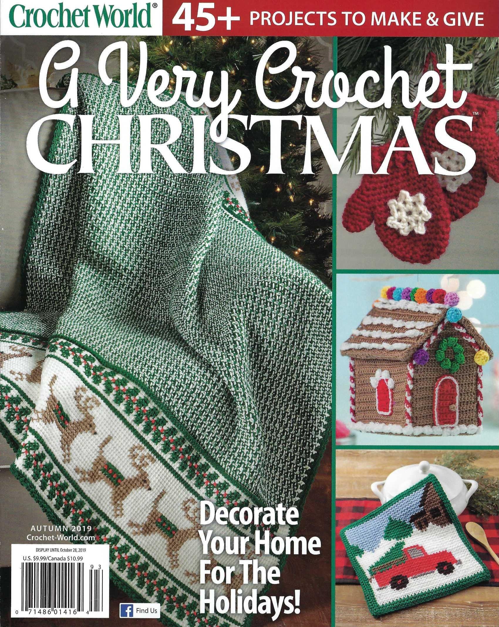 A Very Crochet Christmas Pattern Magazine Crochet World Etsy