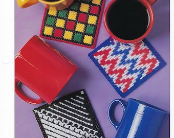 Creative Coasters 2 Plastic Canvas Pattern Annie's International Club