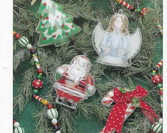 Dome Ornaments Plastic Canvas Pattern Annie's International Pattern Club
