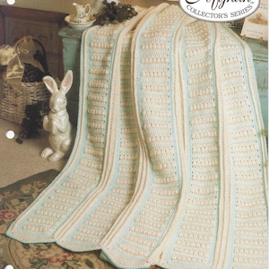 Creme De Mint Crochet Afghan Pattern/The Needlecraft Shop