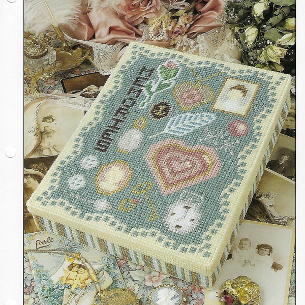 Memories Keepsake Box Plastic Canvas Pattern/Annie's International Plastic Canvas Pattern Club