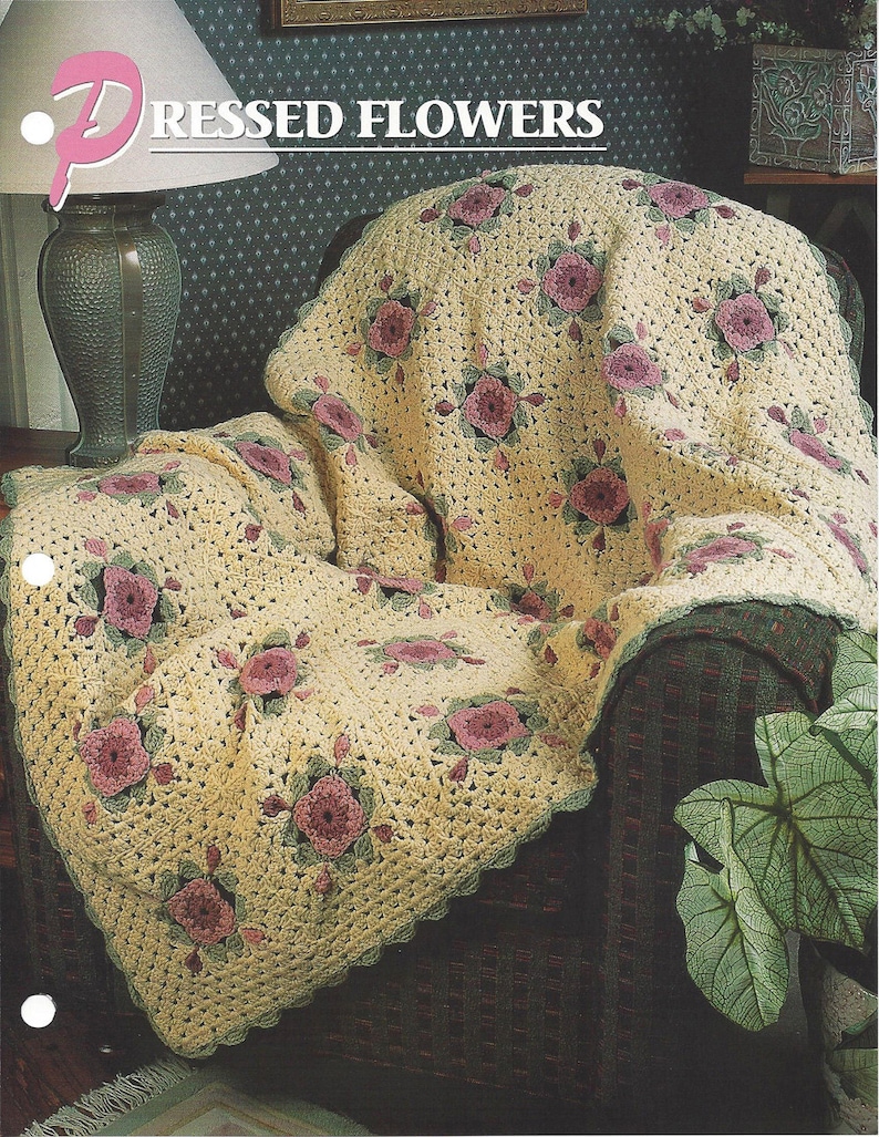 Annie/'s crochet pattern Bridal Bouquet Afghan