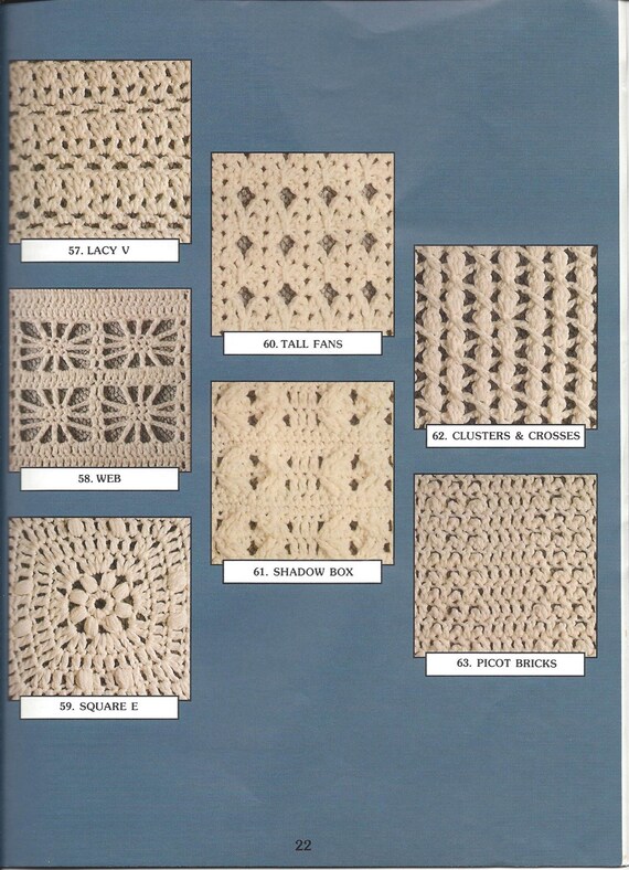 Leisure Arts 63 Easy To Crochet Pattern Stitches Crochet Book