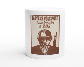 May 1968 Revolutionary poster White 11oz Ceramic Mug