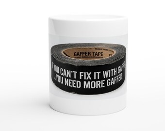 Gaffer Tape Mug – Stagehand, Rigger, Manager Gift (11oz Ceramic)