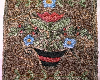 Punch Needle pattern Fraktur Flowerpot pdf