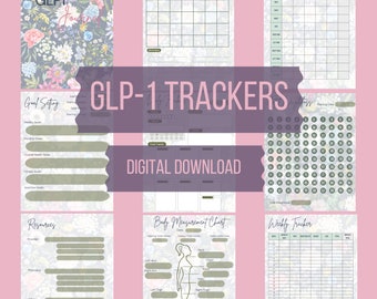 GLP-1 Weight Loss Journal, Medication Tracker (Digital Download)