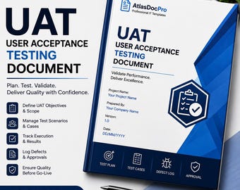 UAT Document | User Acceptance Template | Software QA | Test Cases, Defect Tracking & Sign-Off