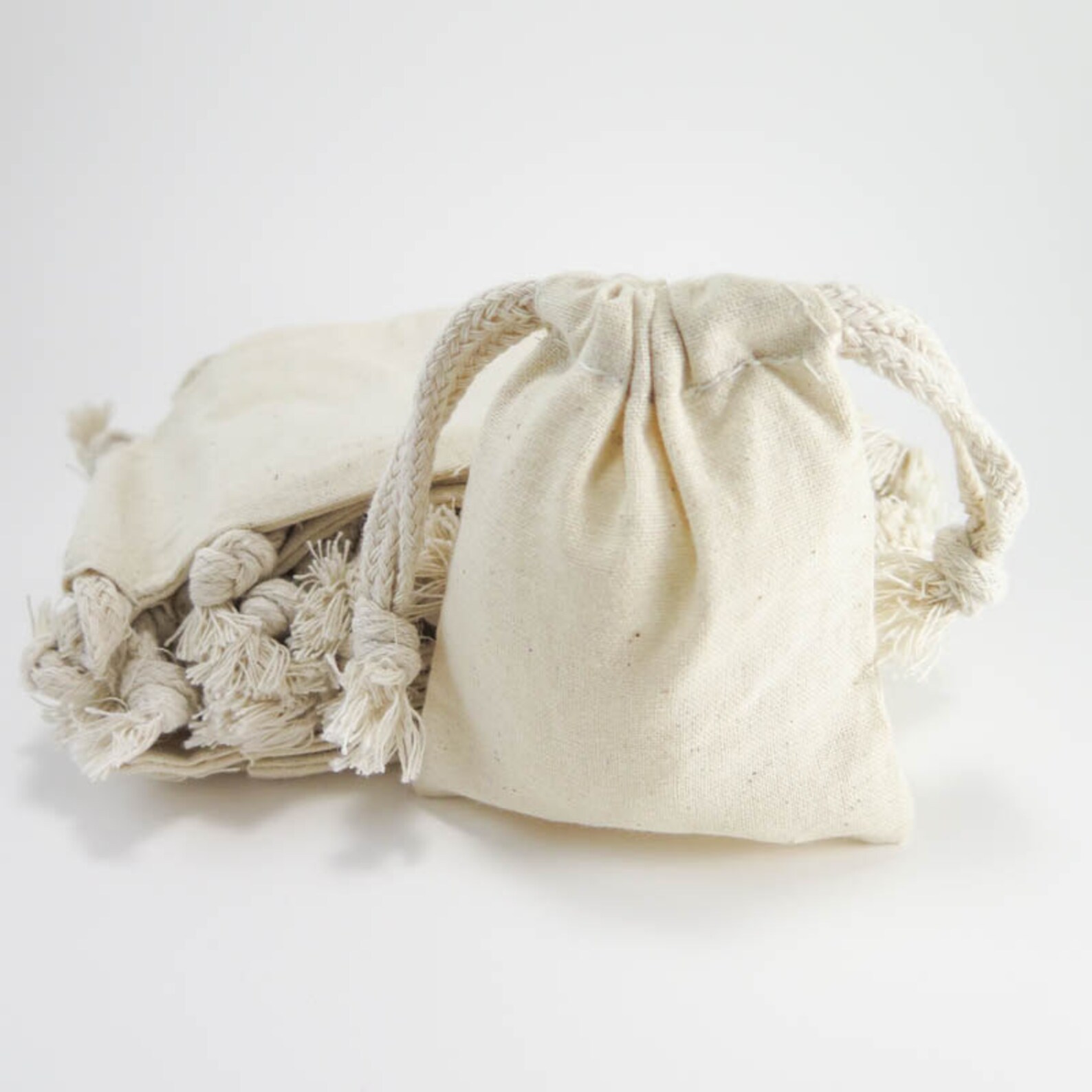 Small Muslin Bags 25 Cotton Muslin Bags Pouches 3 by 4 Etsy