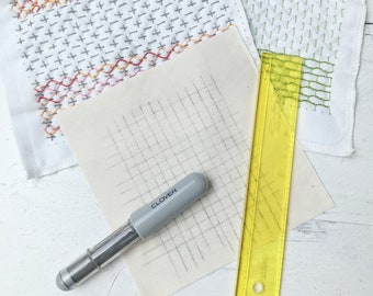 Add-A-Quarter 6 Inch Ruler | 0.25 inch Seam Allowance Ruler for Quilting, Foundation Paper Piecing, Drawing Sashiko Grids