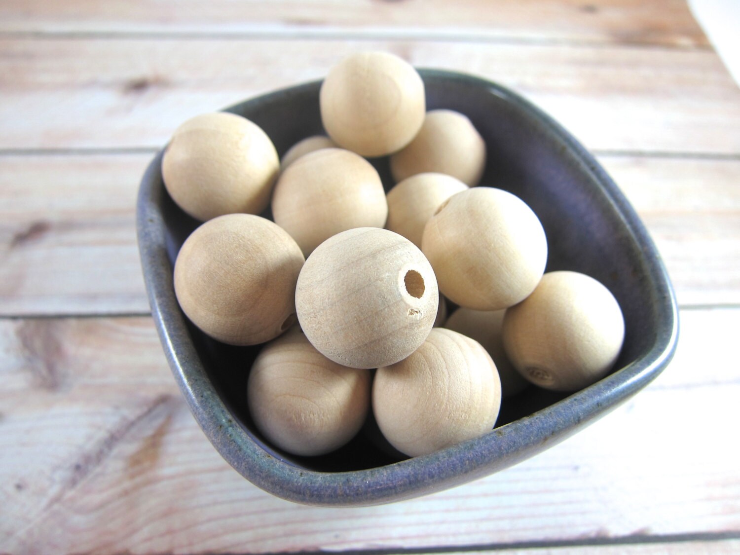 Wood Beads Bulk Lot of 100 20mm 3/4 diameter Etsy